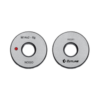 CUTLINE 892242 THREADED RING GAUGE M4X0.70 METRIC - TOLERANCE 6G NO GO