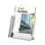 Tabletop Leaflet Stand / Leaflet Holder / Leaflet Holder "Apollo", freestanding | A5 with interconnecting possibility