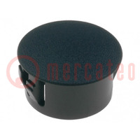 Stopper; polyamide; Wall thick: 3.3mm; H: 10.6mm; black