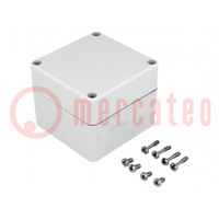 Enclosure: multipurpose; X: 80mm; Y: 82mm; Z: 65mm; EURONORD; ABS