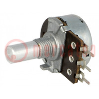 Potentiometer: shaft; single turn; 4.7kΩ; 200mW; ±20%; THT; 6mm