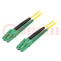 Fiber patch cord; OS2; LC/APC,both sides; 2m; LSZH; yellow