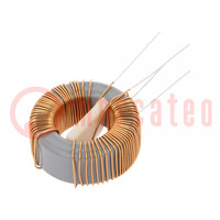 Inductor: wire; THT; 10mH; 1.2A; 200mΩ; 230VAC; 12x7mm; -20÷50%