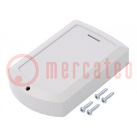 Enclosure: for remote controller; X: 46mm; Y: 73mm; Z: 17mm