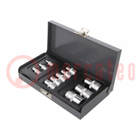 Wrenches set; Torx® socket; Chrom-vanadium steel; 11pcs.