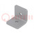 Angle bracket; for profiles; W: 30mm; H: 30mm; L: 30mm; steel; silver