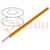 Leitungen; ÖLFLEX® HEAT 180 SiF; 1x1mm2; Line; Cu; Silikon; orange