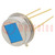 Érzékelő: infravörös detektor; 2,7÷8VDC; OUT: analóg; THT; TO39