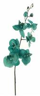 Artificial Silk Moth Orchid Flowers - 92cm, Teal