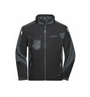 James & Nicholson Professionelle Softshelljacke JN844 Gr. 2XL black/carbon