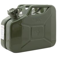 Produktbild zu Kraftstoffkanister Stahlblech lackiert (Armeemodell) Inhalt 10 Liter