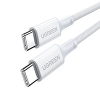 1_Ugreen US557 USB-C / USB-C PD-Kabel 100 W 2 m – weiß