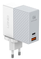 LDNIO WALL CHARGER A2620C USB, USB-C 65W + USB-C - CABLE USB-C