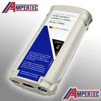 Ampertec Tintenpatrone ersetzt Pitney Bowes Connect+ PFC+B blau