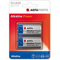 AgfaPhoto Batterie Alkaline Power -D LR20 Mono 2St.