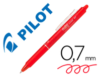 BOLIGRAFO PILOT FRIXION CLICKER BORRABLE 0,7 MM COLOR ROJO -1 UNIDAD
