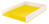 Briefkorb WOW Duo Colour, A4, Polystyrol, weiß/gelb