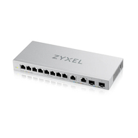 Zyxel XGS1010-12-ZZ0102F łącza sieciowe Nie zarządzany Gigabit Ethernet (10/100/1000) Szary