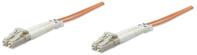 Intellinet 2.0m LC M/M câble de fibre optique 2 m OM1 Orange
