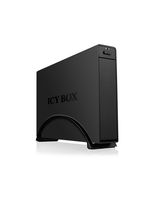 ICY BOX IB-366StU3+B HDD-/SSD-behuizing Zwart 3.5"