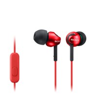Sony MDR-EX110AP Headset Vezetékes Hallójárati Hívás/zene Vörös