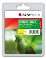 AgfaPhoto APB123YD inktcartridge 1 stuk(s) Geel