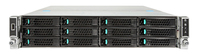 Intel R2312WTTYSR Server-Barebone Intel® C612 LGA 2011-v3 Rack (2U) Schwarz, Metallisch