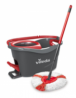 Vileda Easywring & Clean Turbo Mopp Wolle Rot, Weiß