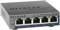 NETGEAR 5-Port Gigabit Ethernet Switch Beállítást nem igénylő (unmanaged) Fekete