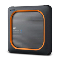 Western Digital My Passport Wireless 2 TB Wi-Fi Black, Orange