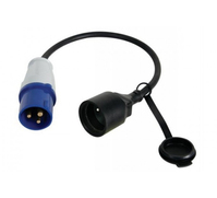 CUC Exertis Connect 809074 câble électrique Noir, Bleu, Blanc 0,4 m Prise d'alimentation type F