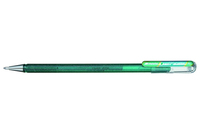 Pentel Hybrid Dual Metallic Penna in gel con cappuccio Fine Blu, Verde, Metallico 1 pz