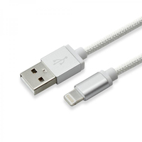 SBOX IPH7-S mobiltelefon kábel Ezüst 1,5 M USB A Lightning