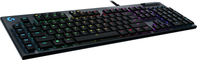 Logitech G G815 LIGHTSYNC RGB Mechanical Gaming Keyboard – GL Clicky Tastatur USB AZERTY Französisch Karbon