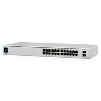 Ubiquiti Networks UniFi USW-24-PoE-EU Géré L2 Gigabit Ethernet (10/100/1000) Connexion Ethernet, supportant l'alimentation via ce port (PoE) Gris