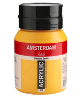 Amsterdam Standard Acrylfarbe 500 ml Gelb Flasche