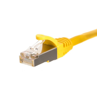 Netrack BZPAT10FY patch cable RJ45 kabel sieciowy Żółty 10 m Cat5e F/UTP (FTP)