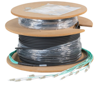 EFB Elektronik O8303L180OM4 InfiniBand/fibre optic cable 180 m 4x LC U-DQ(ZN) BH OM4 Black
