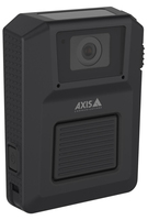 Axis W100 BODY WORN CAMERA 24P Vezeték nélküli CMOS 1920 x 1080 pixelek Fekete Elem 0,1 lux Wi-Fi 802.11b, 802.11g, Wi-Fi 4 (802.11n) Bluetooth 4.1