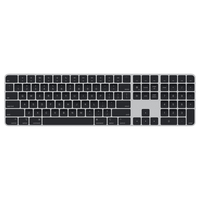 Apple Magic Keyboard billentyűzet USB + Bluetooth QWERTY Amerikai angol Ezüst, Fekete