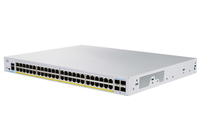 Cisco CBS350-48FP-4X-UK switch di rete Gestito L2/L3 Gigabit Ethernet (10/100/1000) Supporto Power over Ethernet (PoE) Argento