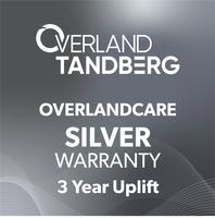 Overland-Tandberg OverlandCare Silver Warranty Coverage, 3 year uplift, NEOxl 40 Base (support coverage includes: base module + up to 3 drives)