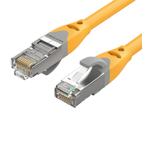 Vention IBHYF kabel sieciowy Żółty 1 m Cat6a S/FTP (S-STP)