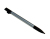 Datalogic Stylus pen for touch screen stylus-pen Zwart, Metallic