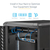 StarTech.com 2U Server Rack Shelf - Universal Rack Mount Cantilever Shelf for 19" Network Equipment Rack & Cabinet - Heavy Duty Steel – Weight Capacity 50lb/23kg - 22" Deep Tray...