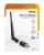 Hamlet Adattatore USB Wi-Fi 600Mbps Dual Band 5GHz + 2.4GHz standard 802.ac con antenna rimovibile