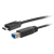 C2G 6ft, USB 3.0 Type C, USB B USB cable 1.8288 m USB 3.2 Gen 1 (3.1 Gen 1) USB C Black
