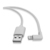 Tripp Lite M100-003-LRA-WH USB-A to Right-Angle Lightning Sync/Charge Cable, MFi Certified - White, M/M, USB 2.0, 3 ft. (0.91 m)
