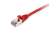 Equip 606501 hálózati kábel Vörös 0,25 M Cat6a S/FTP (S-STP)