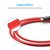 Anker A8142G91 USB cable 0.9 m USB 2.0 Micro-USB A USB A Black, Red